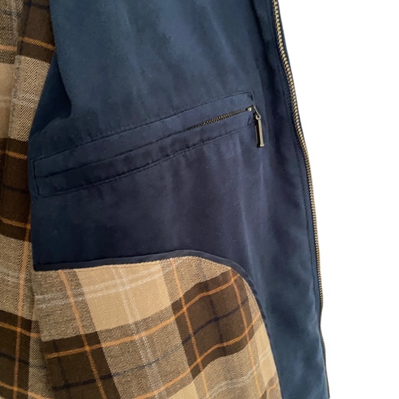 L.L. Bean Flannel Lined Suede Jacket Size XXL Tall - Picture 6 of 9